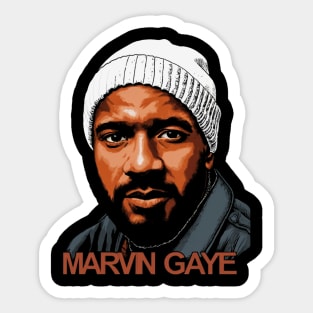 Marvin Gaye // 90s Style Sticker